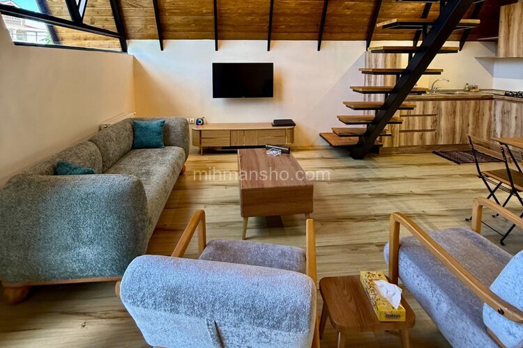 کلبه سوئیسی مبله تک خواب آبان در رامسر