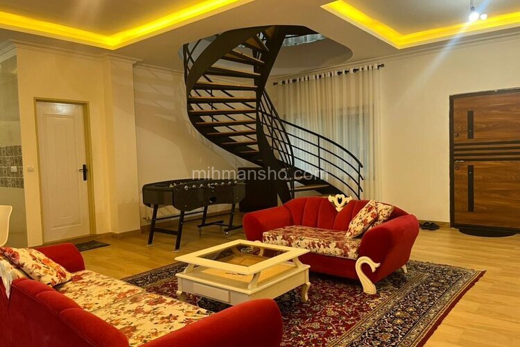 ویلا دوبلکس جنگلی دو خواب با فوتبال دستی ملک در پره سر