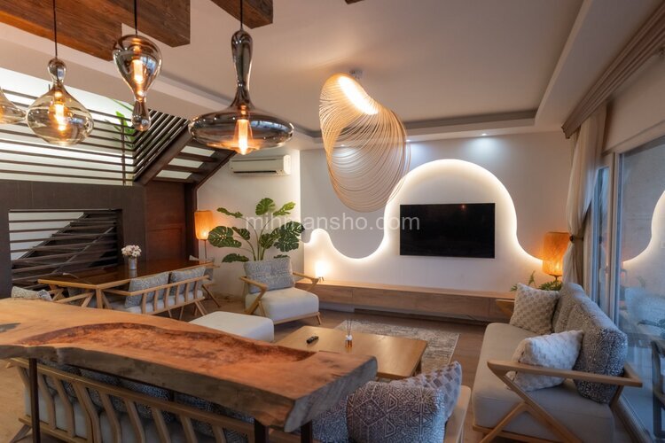 ویلا دوبلکس مبله سه خواب ساحلی تیفانی در کیش