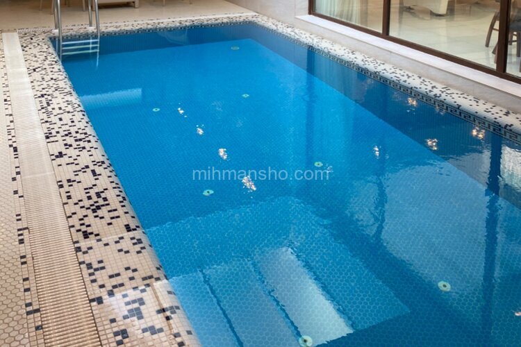 ویلا دوبکلس دوخواب مبله استخر دار ویلا لاچکری در چالوس