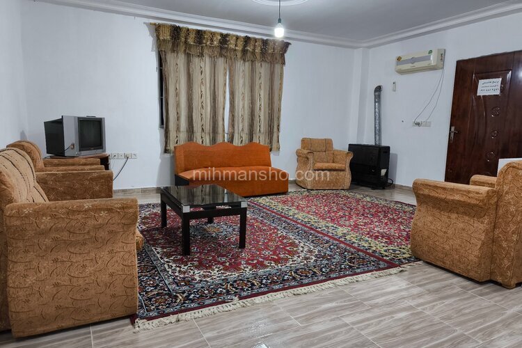واحد دو خواب مبله در باغ ویلا در بندر انزلی