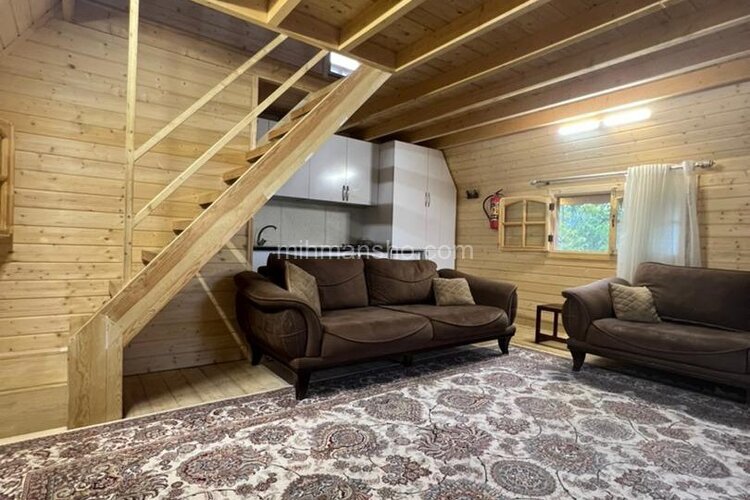 کلبه چوبی دوبلکس در گرگان