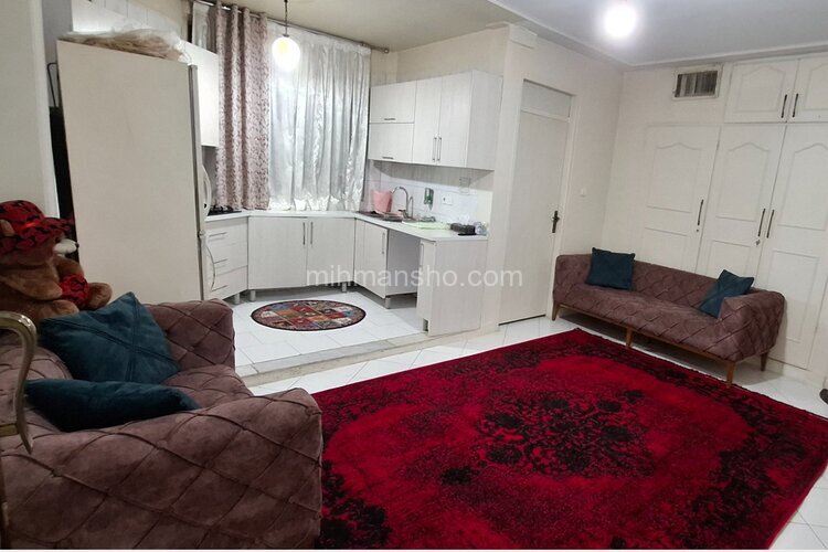 آپارتمان مبله تکخواب اقامتی ثمین در جمهوری