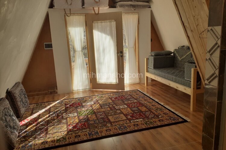 کلبه سوئیسی تکخواب در بومگردی نکا