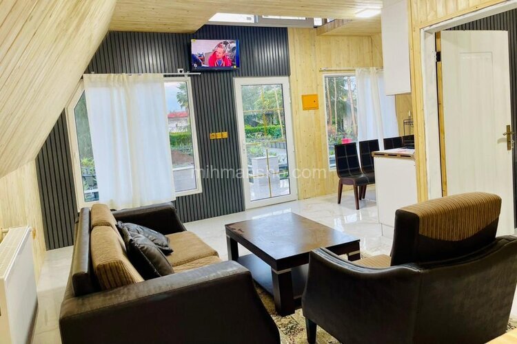 کلبه سوئیسی دوبلکس مبله دوخواب در رشت