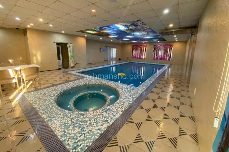 ویلا دوخواب با استخرسرپوشیده و جکوزی