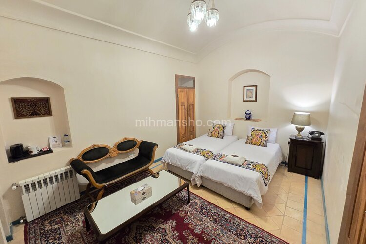 اتاق فیروزه در هتل کاشان