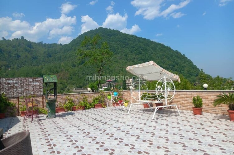 واحد استخردار مبله دوخواب در طبقه دوم ویلا در رامسر