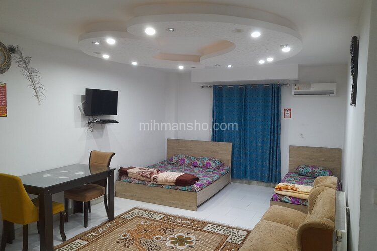 سوئیت 3 نفره یاسین (12)در هتل آپارتمان مبله نوشهر