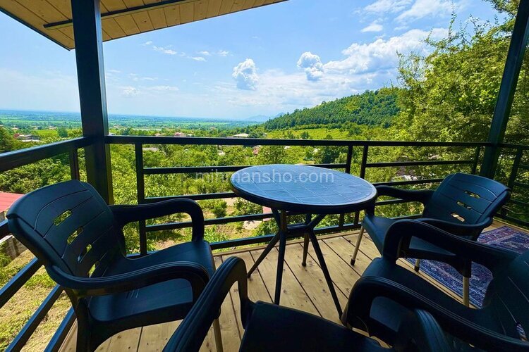 کلبه دوبلکس شیشه ای  دوخواب ملورین در ماسال