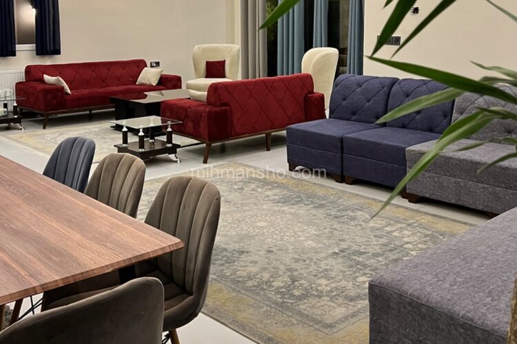 ویلا استخردار دوخواب مبله آرامش در کردان