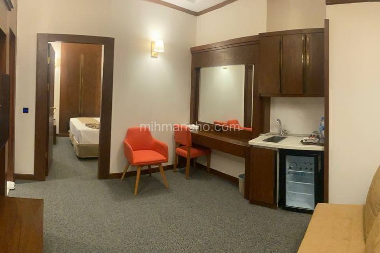 اتاق تکخواب 30 متری در هتل مشهد