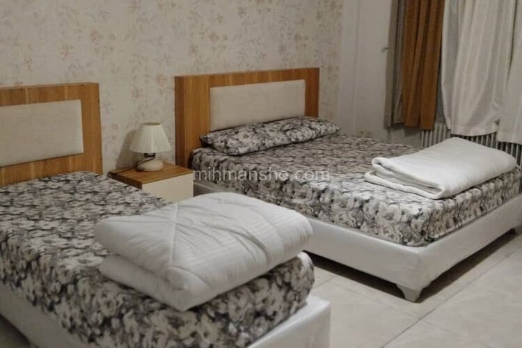 واحد مبله سه نفره مستردار در هتل خیابان فردوسی