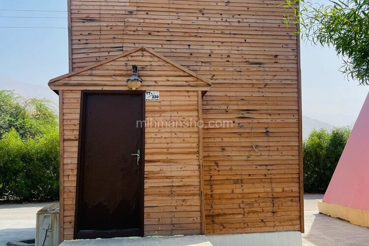 کلبه چوبی دوبلکس در دهکده گردشگری عسلویه