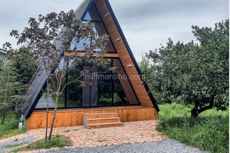 کلبه سوئیسی دوبلکس تکخواب یاشیک کومه در چمستان