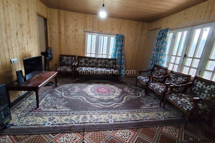 کلبه مبله تکخواب نمدار در شیرگاه
