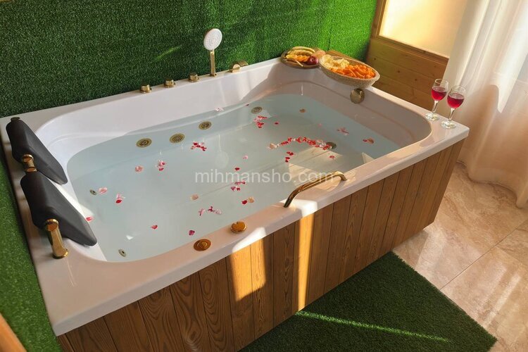 کلبه دوبلکس جکوزی دار تکخواب آریا در بابل