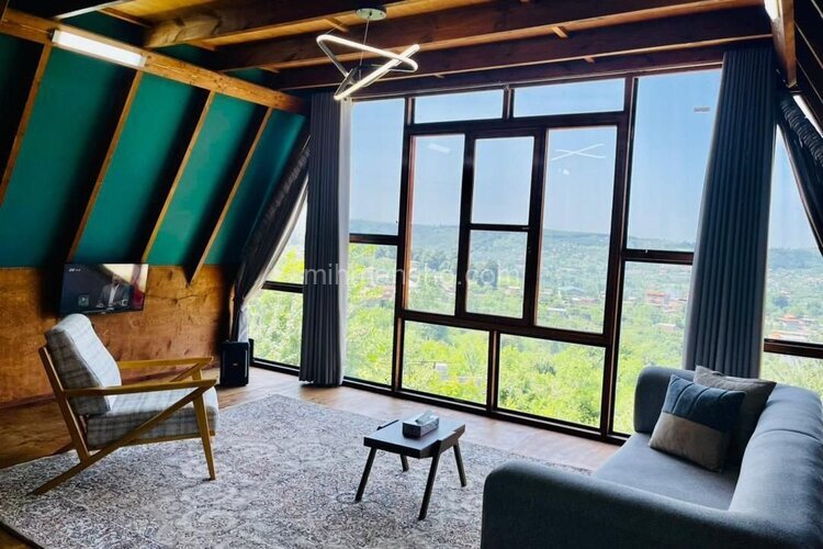 کلبه سوئیسی دوبلکس تک خواب  جکوزی دار شووا 3 در شیرگاه