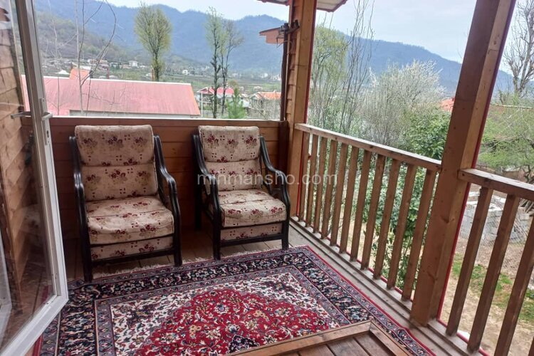 کلبه چوبی سه خواب دموکرات دو طبقه در ماسال