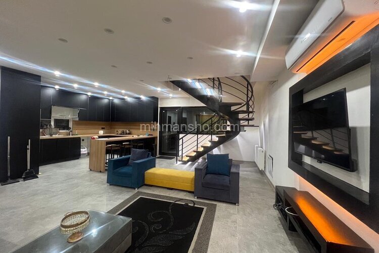 ویلا تریپلکس 3خواب استخردار سیاه و سفید در نمک آبرود