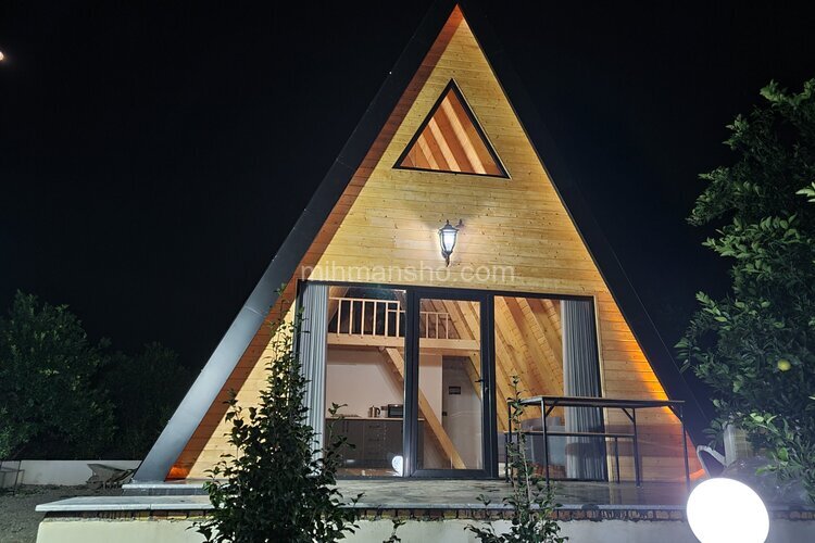 کلبه سوئیسی دوبلکس تکخواب آریا در نمک آبرود