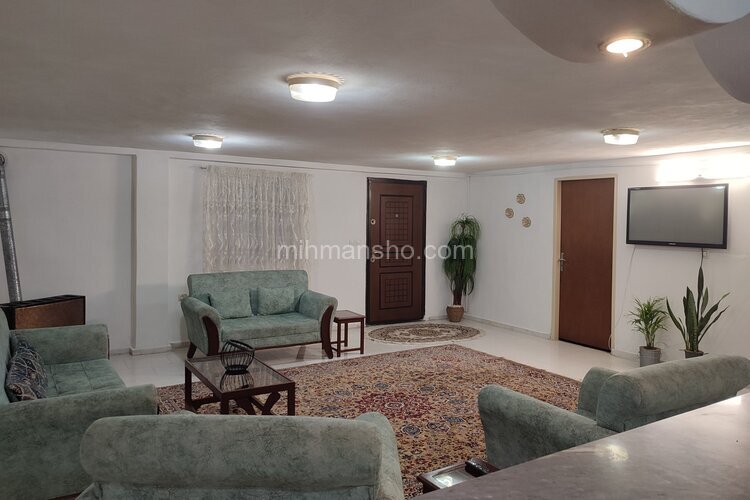 واحد مبله دو خوابه، طبقه همکف، ویلا رامسر