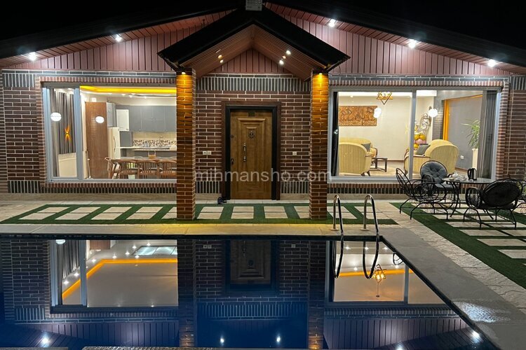 ویلا استخر آبگرم دوخواب فرح بخش فدک کردان