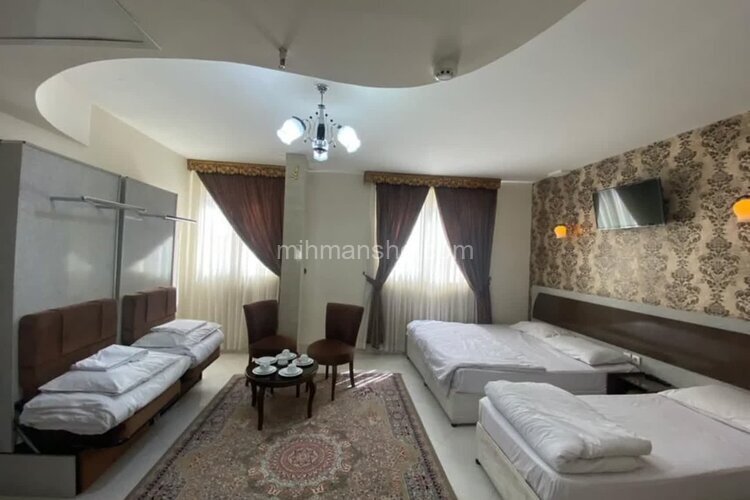 اتاق 5 تخته مبله در هتل آپارتمانی مشهد