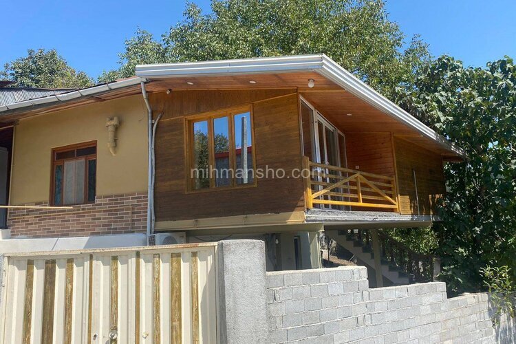 کلبه چوبی تکخواب آرامش در سوادکوه