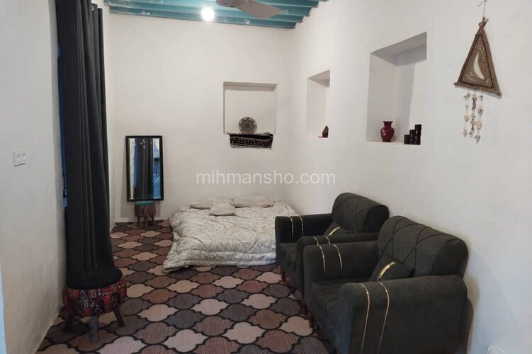 اتاق مبله شخمالی در اقامتگاه بومگردی قشم