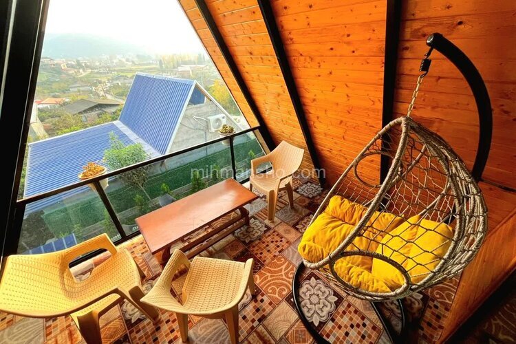 کلبه سوئیسی دوبلکس تکخواب جکوزی دار امیر در بابل