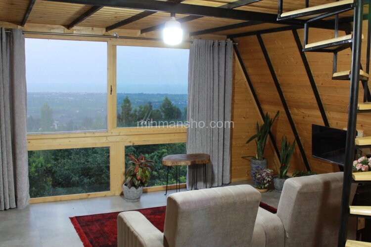 کلبه سوئیسی دوبلکس تک خواب نیلا در نشتارود | تصویر اصلی