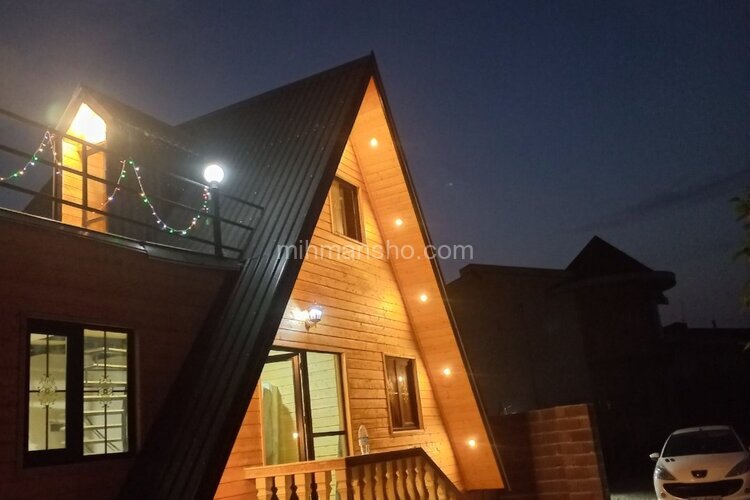 کلبه سوئیسی دوبلکس دوخواب شریف در شیرود