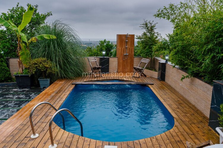 کلبه سوئیسی استخردار سه خواب چالو در نشتارود