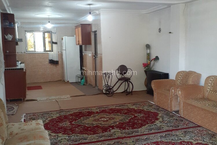 واحد مبله دوخواب در طبقه همکف ویلا فرزاد در تالش