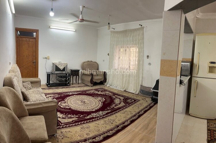 واحد مبله تکخواب طبقه همکف ویلا در علی آباد