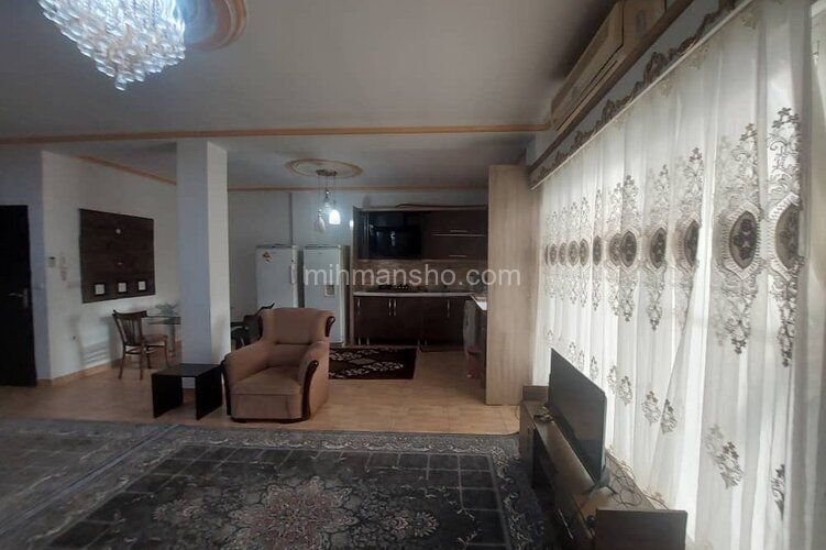 واحد مبله دوخواب در طبقه دوم ویلا در متل قو