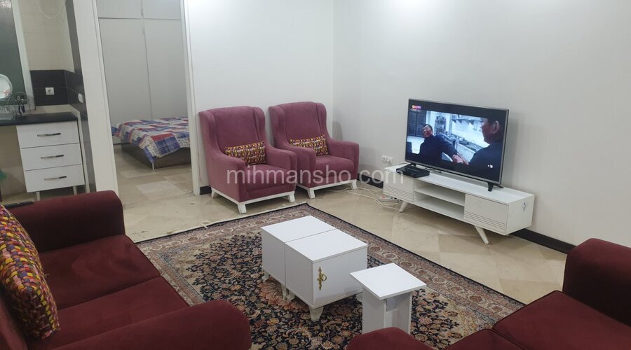 آپارتمان مبله  تکخواب زرتشت در خیابان ولیعصر