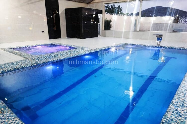 ویلا مبله تک خواب استخردار همراه با جکوزی در اصفهان