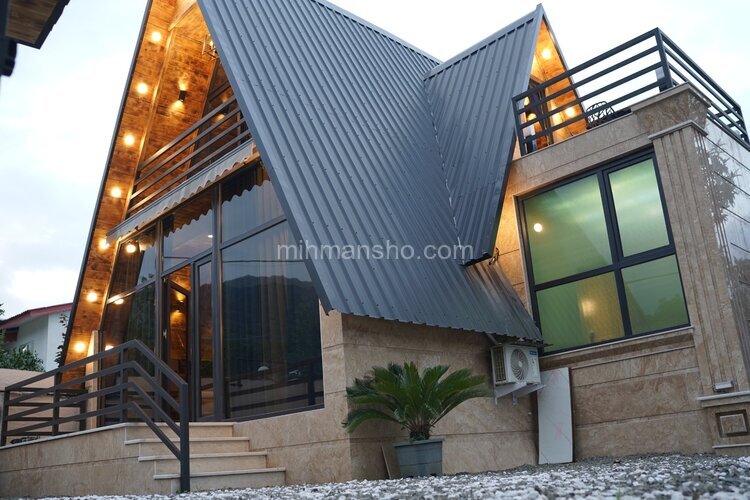 کلبه سوئیسی دوبلکس جکوزی دار دوخواب در چابکسر