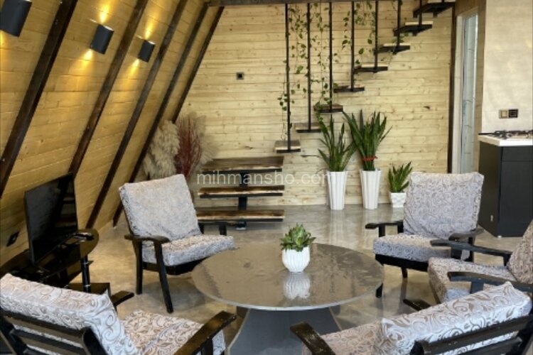 کلبه سوئیسی مبله سولین در نمک آبرود