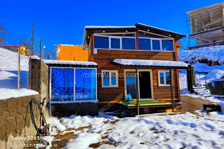 کلبه چوبی دوبلکس مبله در زیرآب