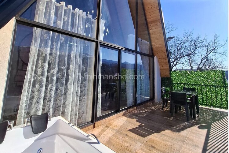 کلبه سوئیسی دوبلکس جکوزی دار تکخواب دامان در رامسر