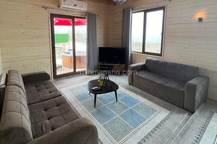 کلبه دوخواب جکوزی دار در رامسر