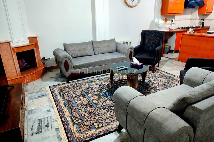 آپارتمان دوخواب مبله قائم 13 در شهرک گلستان