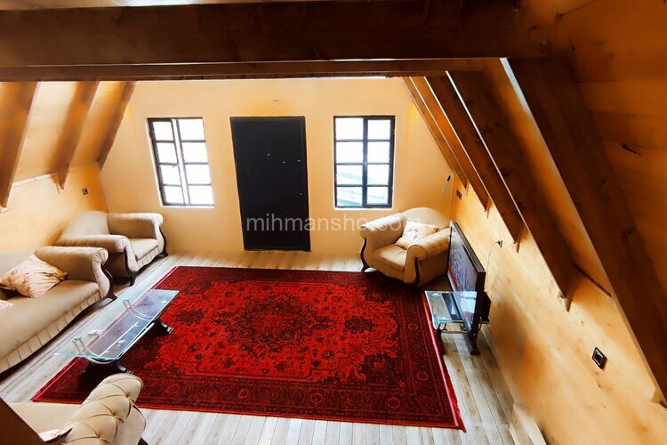 کلبه سوئیسی دوبلکس مبله تکخواب در نور