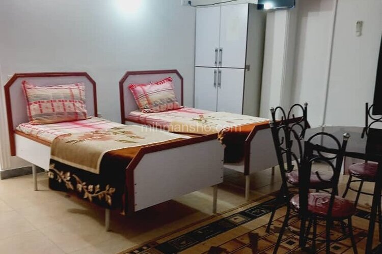 واحد تکخواب مبله 404 در هتل آپارتمان چالوس