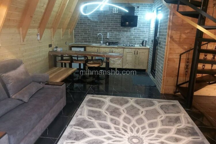 کلبه سوئیسی مبله دوخواب 1 در شیرگاه