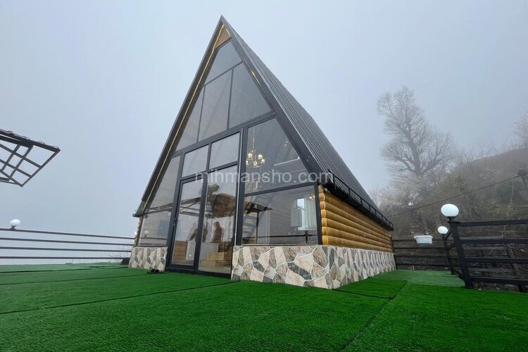 کلبه سوئیسی مبله تکخواب جنگلی کاج در چابکسر