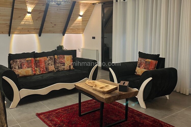 کلبه سوئیسی دوبلکس دوخواب آرام 3 در چالوس